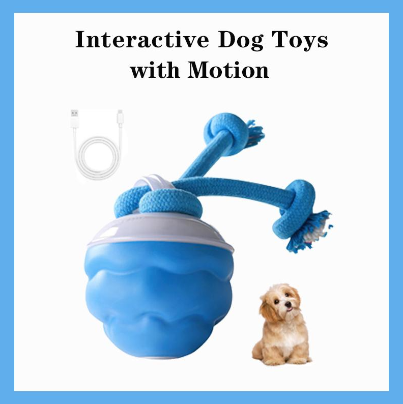 Motion-Activated Interactive Dog Toy Ball